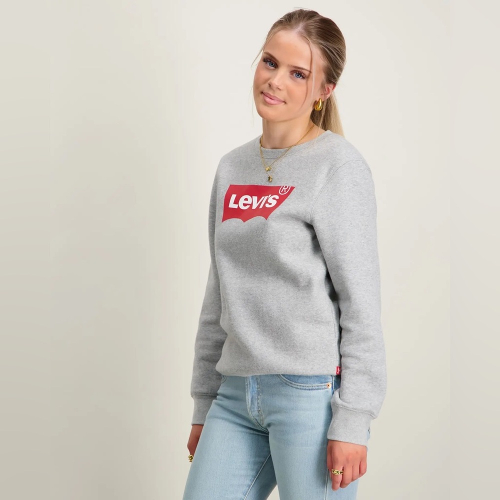 Levi's Crewneck Batwing Grey Sweatshirt